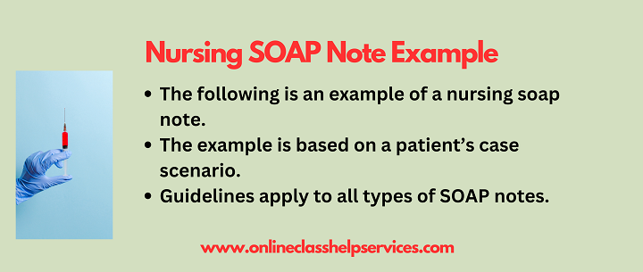 Nursing SOAP Note Example