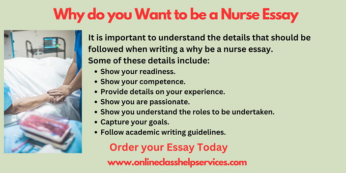 why do you want to be a nurse essay