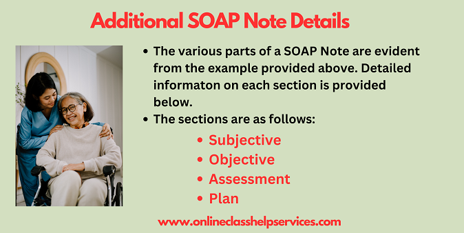 Parts of a nursing soap notes